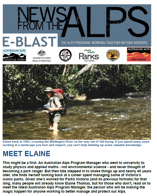 ALPS News 105_Front | Australian Alps National Parks